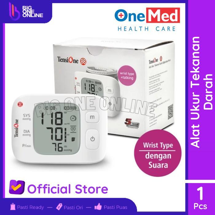 TensiOne 88 Pergelangan Tangan Wrist OneMed, Tensimeter Digital Alat Ukur Tekanan Darah