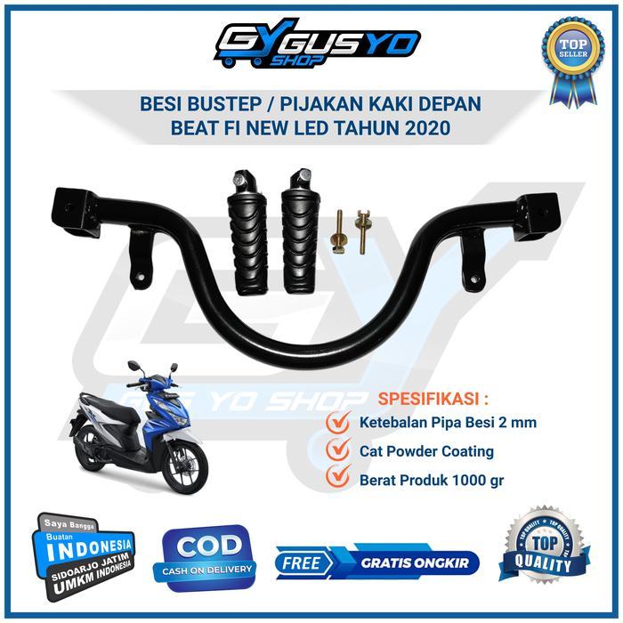Pijakan kaki / Footstep / stepbar depan motor matic Beat 2020 fullset