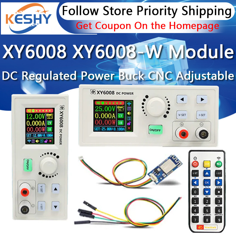 XY6008 XY6008-W DC Regulated Power Supply Step Down Module CNC Adjustable DC Stabilized Power