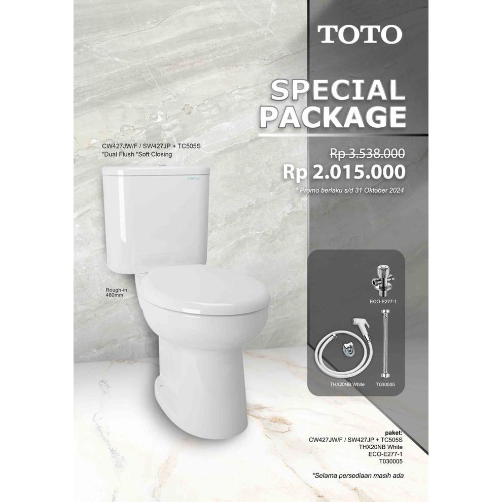 KLOSET DUDUK TOTO WASHER CW427J / CW 427 J / CW 427J / THX20NBW