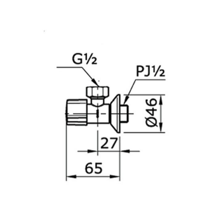 STOP KRAN CLOSET TOTO