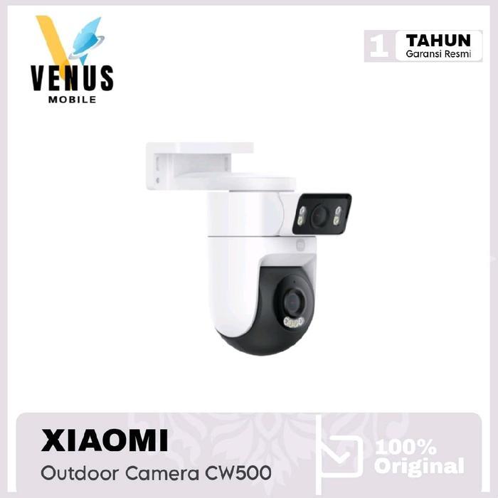 Xiaomi Kamera Cw500 Mi Cctv Outdoor Dual Camera 360 Dual 4Mp 2.5K Wifi6 Ip66 Audible/Visual Alarm