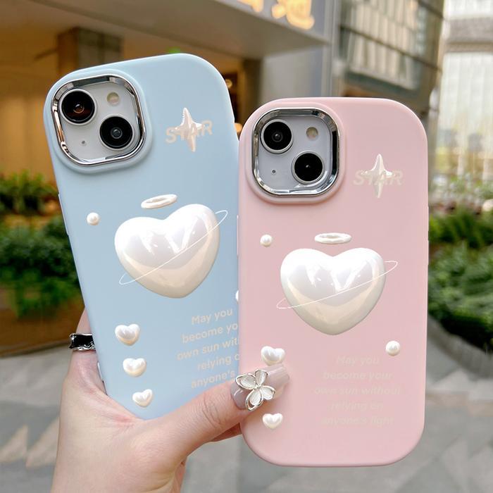 Ketubruk_ Casing Hp Untuk Vivo V50 Lite 4G V50 Lite 5G Case Casing Pola Cinta Perak Kasing Hp Kesing