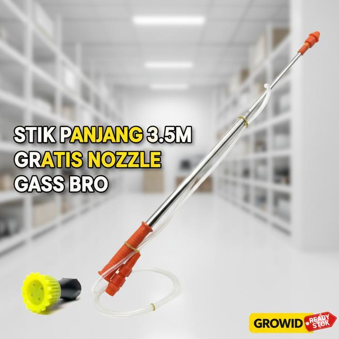 Stik sprayer elektrik panjang stik sprayer teleskopik 3.5meter stik semprotan hama 3.5 meter/ Stik