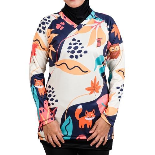 Jersey Sepeda Jersey Gowes Wanita Slimfit Deqiwe