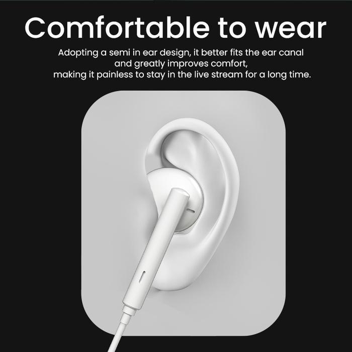 Bisa CODBlueWow H2 Wired SoundCard Headphones Mic Lavalier Wired Mic Jepit Bluetooth Soundcard untuk