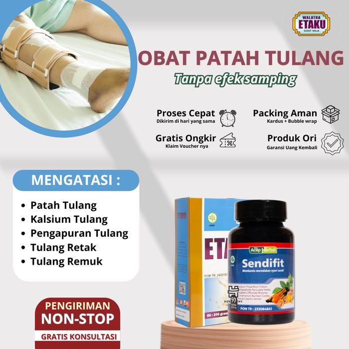 Susu Kalsium Untuk Patah Tulang Anak & Dewasa, Patah Tulang Retak, Susu Etaku Goat Milk