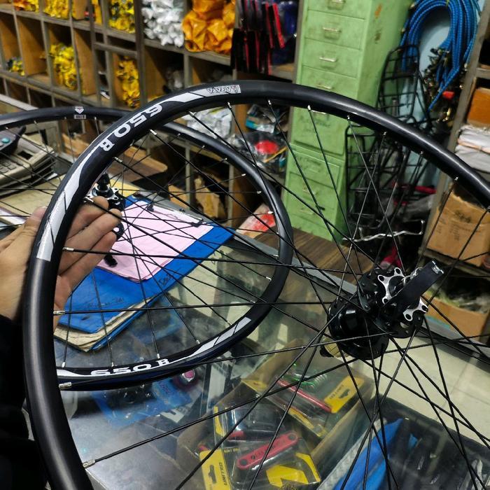 WheelSet Velg Set 650b 27.5 Velg Set Araya 650B Disc Brake 32 Hole 36 Hole Hub Raze Bearing Cakram