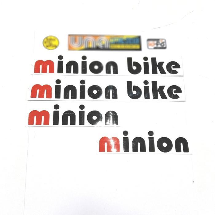 stiker sepeda Minion gowes sepeda mini folding bike sepeda lipat mtb *