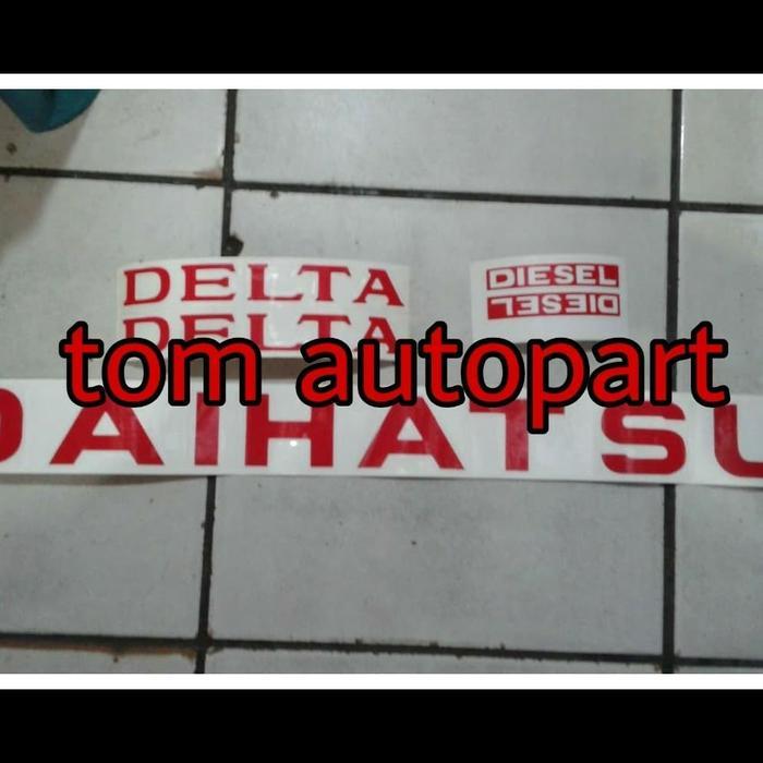 Stiker Body Daihatsu DELTA *