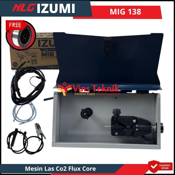 Nlg Izumi Mig 138 Mesin Las Listrik Flux Core Tanpa Gas Co2 Travo Trafo Las Mig Mma Tig Co2 Mig138