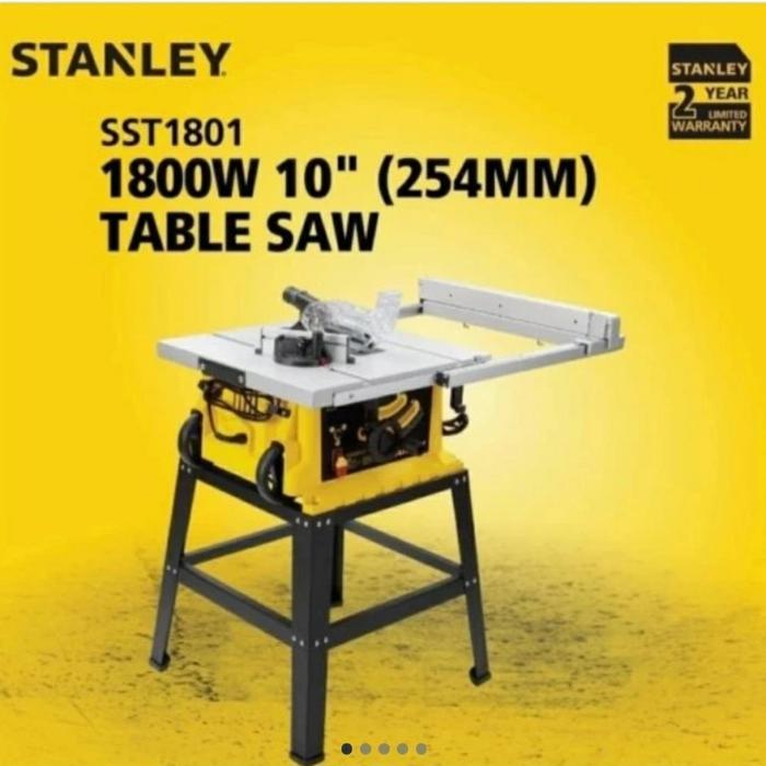 Stanley Mesin Gergaji Potong Table Saw 10 Inch SST1801 - SST 1801