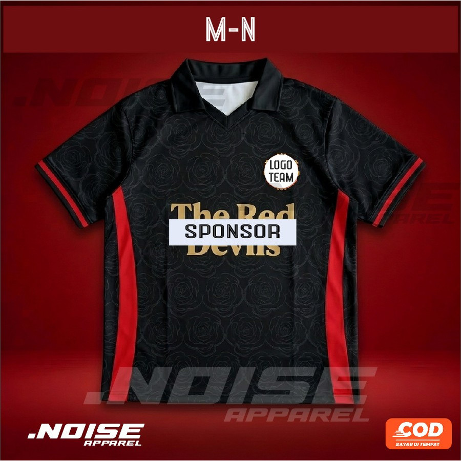 NOISE APPAREL  Jersey retro berkerah satuan full printing jersey classic  Custom baju olahraga mirip