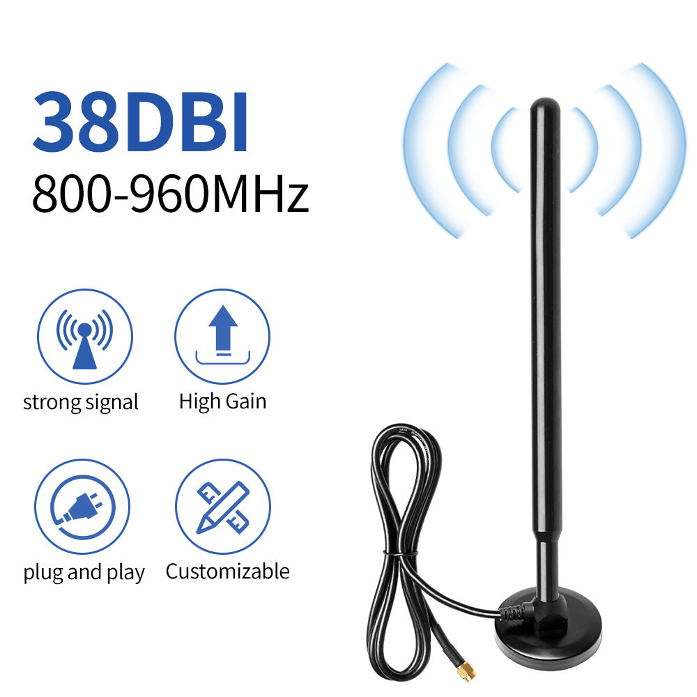 . Helium Hotspot Magnetic Base 868Mhz 915Mhz Lora Antenna 38Dbi High -