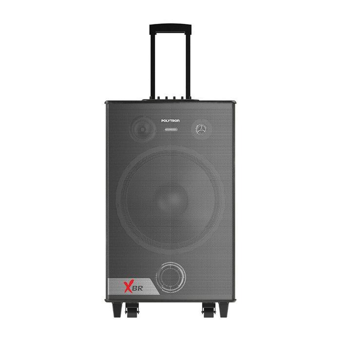 POLYTRON SPEAKER AKTIF PORTABLE PAS PRO10F7 dengan Handle & Wheels TWS Connection 2 Mikrofon Wireles