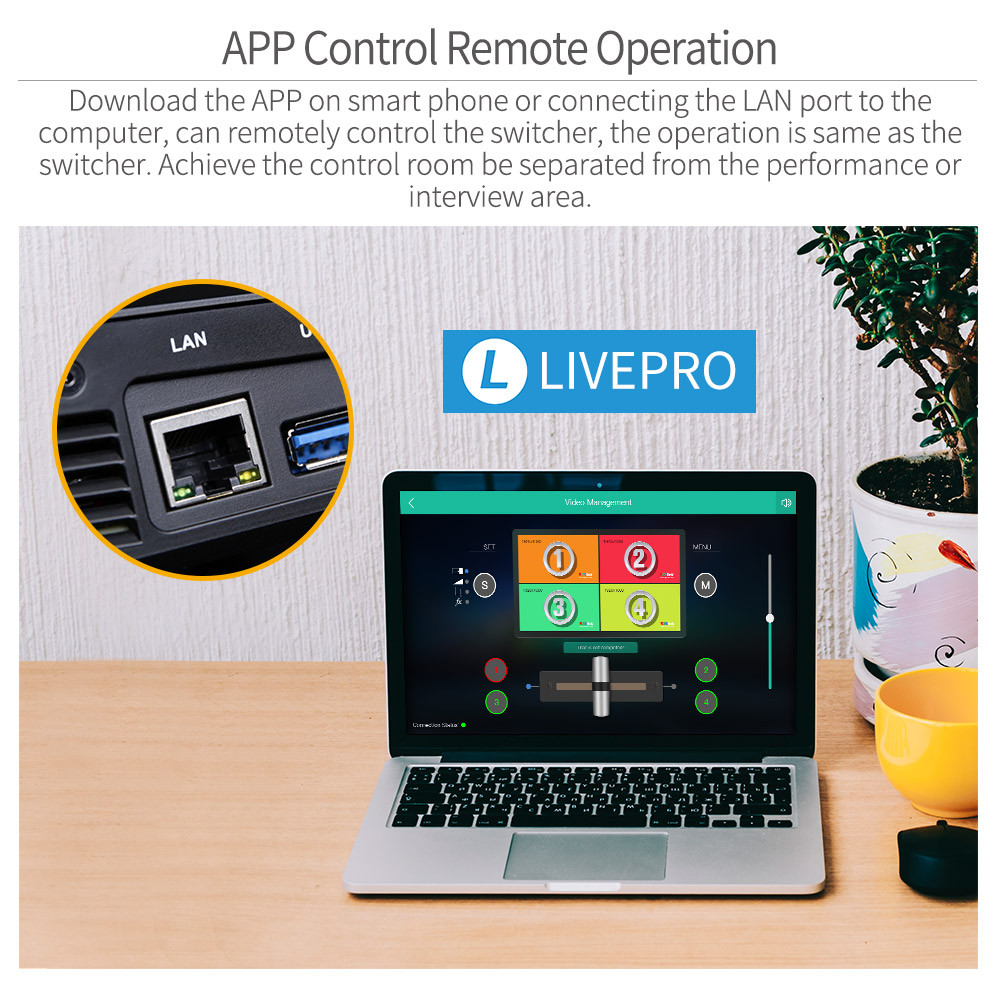 . Feel Multi Format Video Switcher Livepro L1 V1 Live Streaming -
