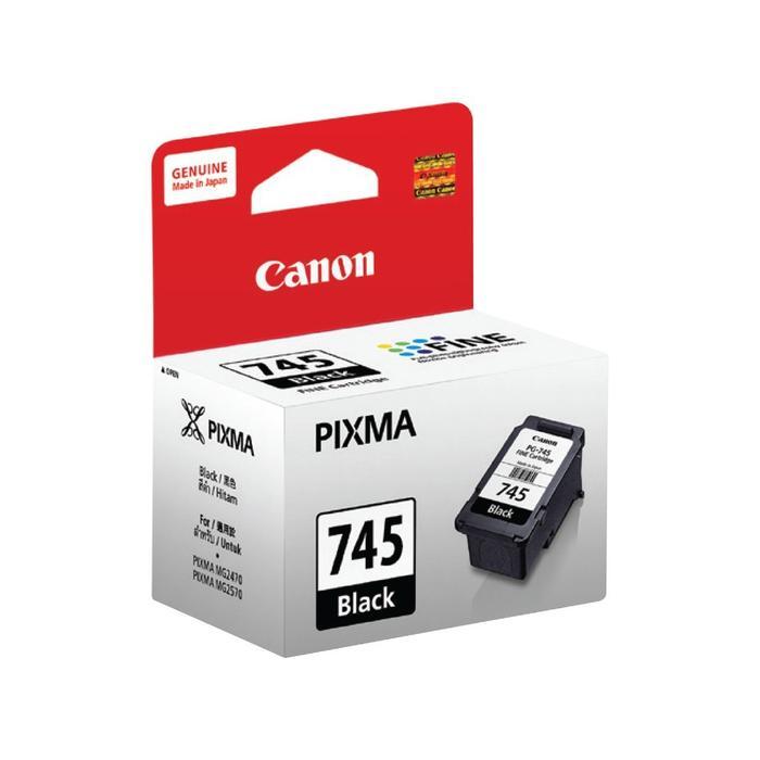 TINTA ORIGINAL CANON 745 BLACK PG745 - TINTA CANON MG2570S TS207 TS307 TS707 TR4570S TR4670S - TINTA