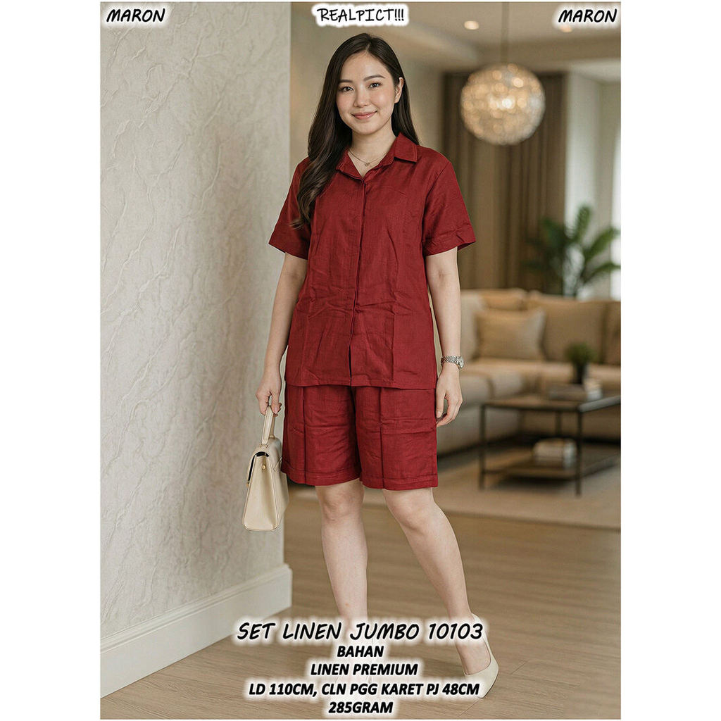SET LINEN JUMBO 10103 (READY STOK)