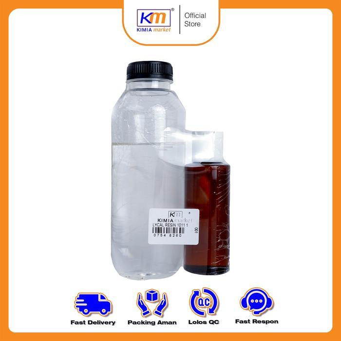SALE Lycal Resin 1011 Hard Type / Resin Aksesoris / Resin Bening Keras / Resin Dekorasi Logam / Kayu