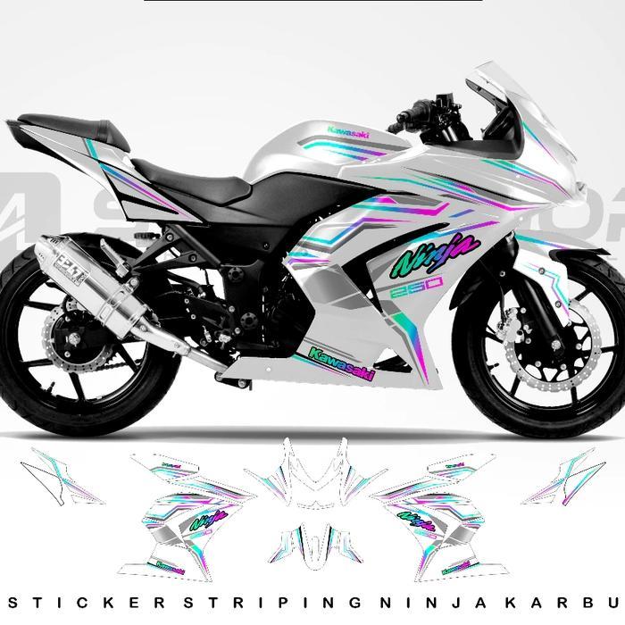 Decal Ninja 250 Karbu / Stiker Striping Ninja 250 Karbu