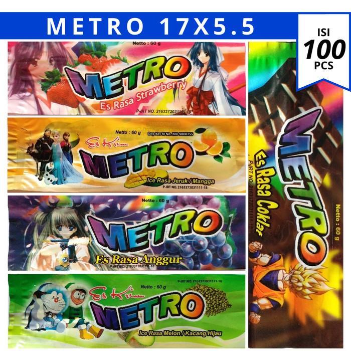 METRO - bungkus es - plastik es lilin - plastik kemasan