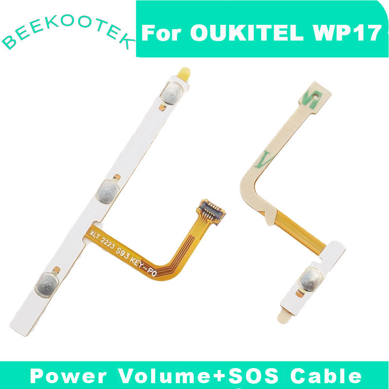 New Original Oukitel WP17 Power Volume Cable And SOS Button Cable flex FPC For OUKITEL WP17 Smart Ph