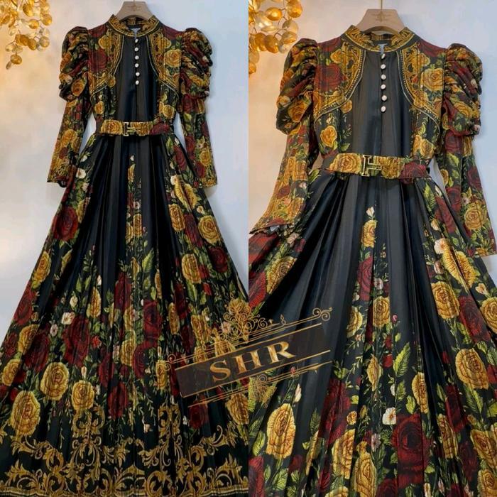 NewReady Maxi Dress Ratu Mawar 100%Ori Shr