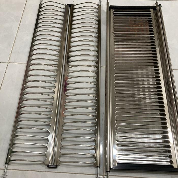 rak piring stainless kitchen set 80cm / rak gantung lemari dapur