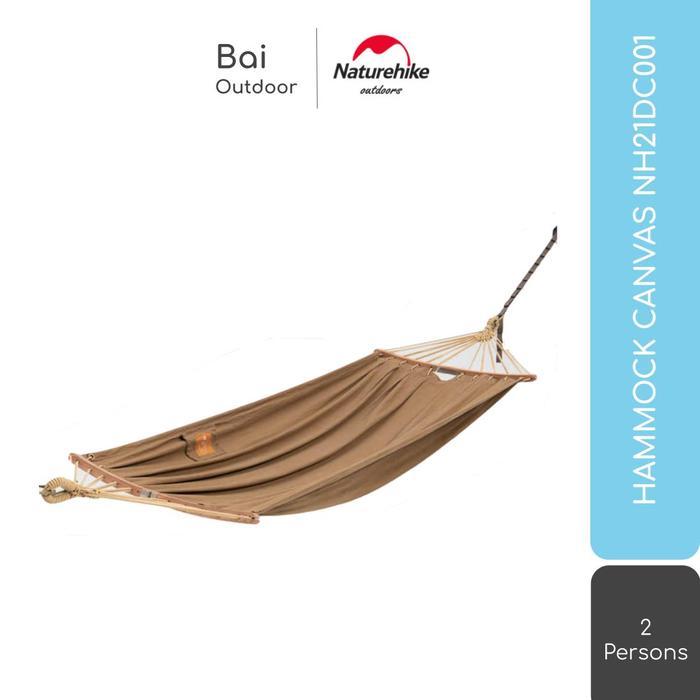 HAMMOCK CANVAS NATUREHIKE NH21DC001 AYUNAN GANTUNG CAMPING OUTDOOR