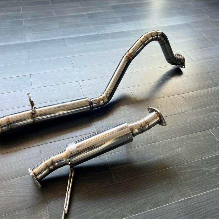 Muffler Drag V2 + Tail pipe Mitsubishi Triton Double Cabin