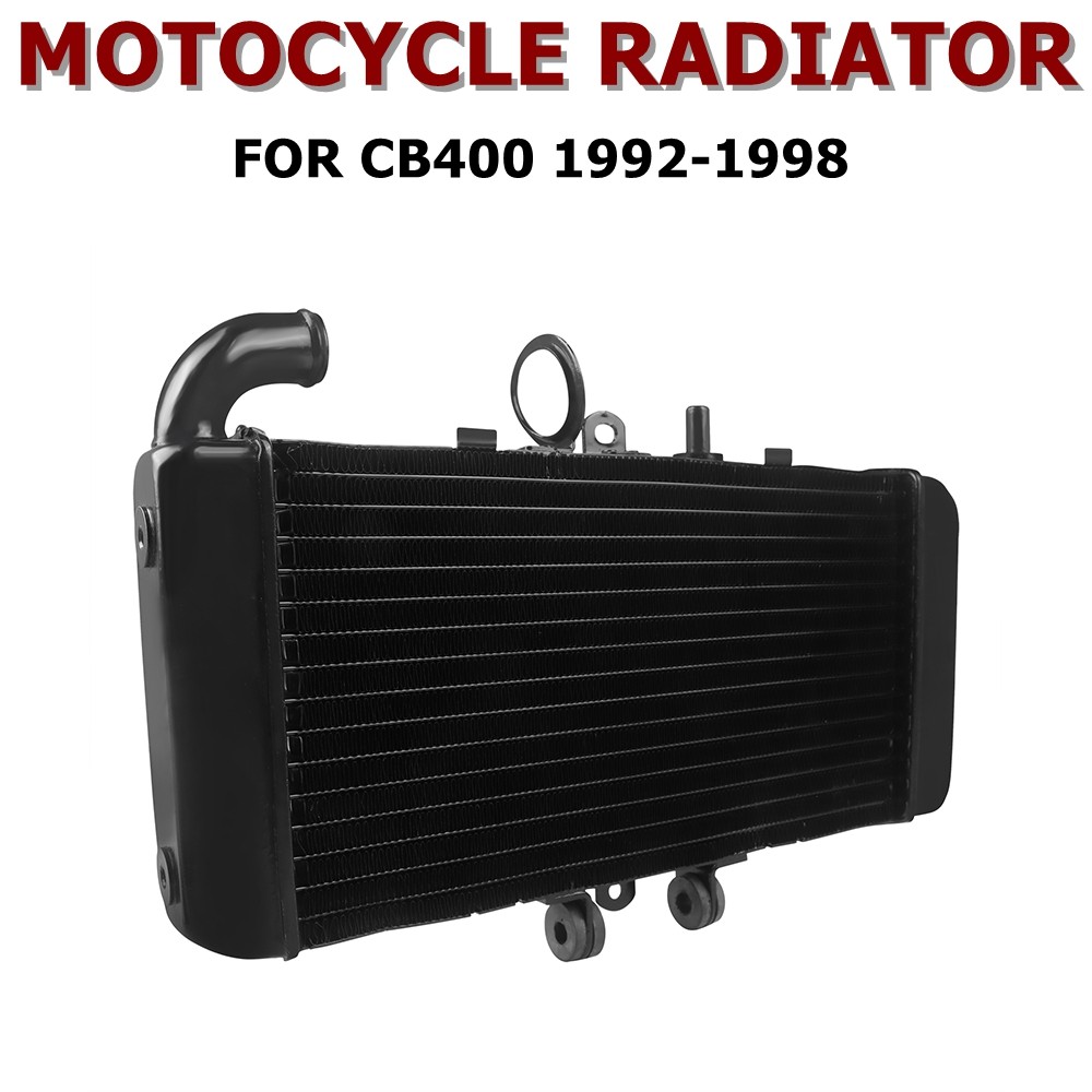 MOTORCYCLE ENGINE RADIATOR COOLER COOLING WATER TANK FOR HONDA CB400 CB 400 1992-1998 ALUMINIUM