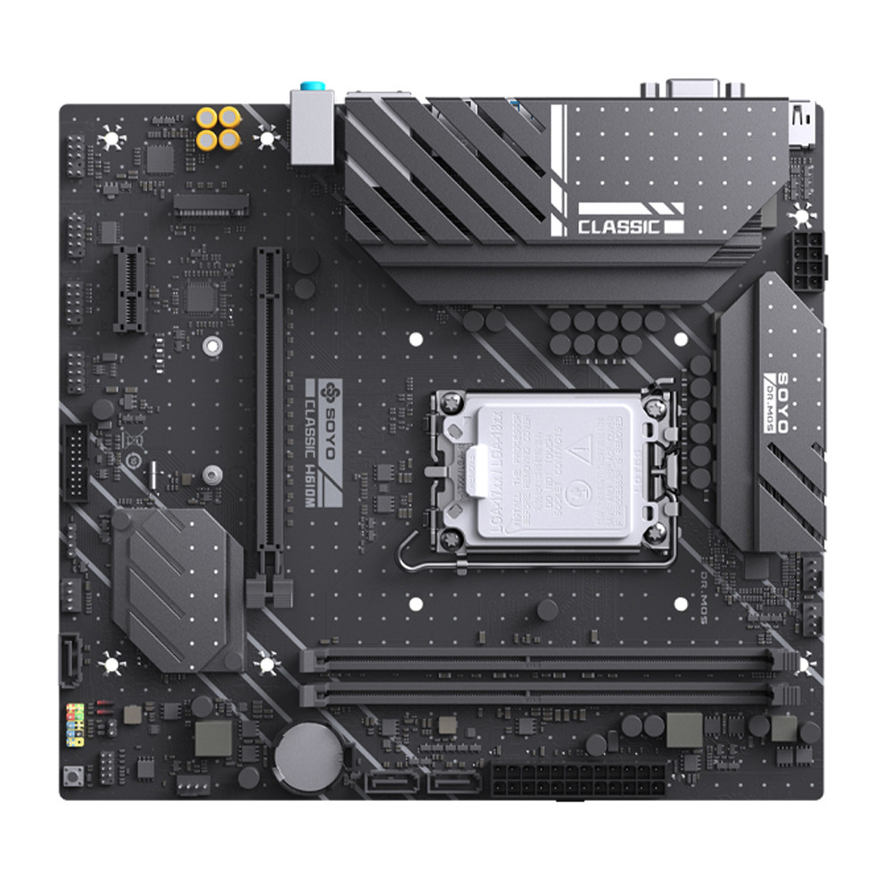 . Soyo Original Classic H610M Gaming Motherboard Ddr4 Intel H610 -