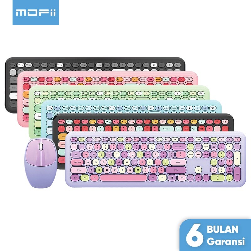 BESSELLER MOFII KEYBOARD MOUSE SET 2.4G WIRELESS 666