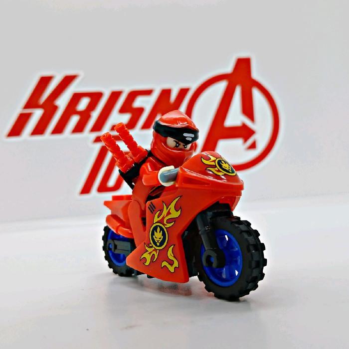TERBARU MAINAN ANAK BALOK SUSUN FIGURE NINJA MOTOR/BRICK NINJA MOTOR Toys