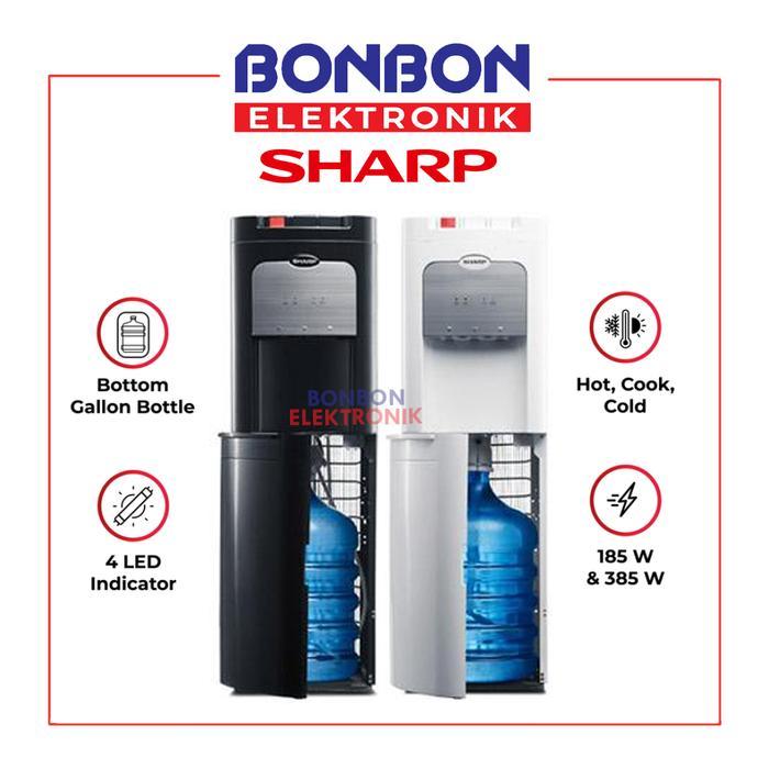 Sharp Dispenser Galon Bawah SWD-72EHL-BK / SWD-72EHL-WH SWD72EHL