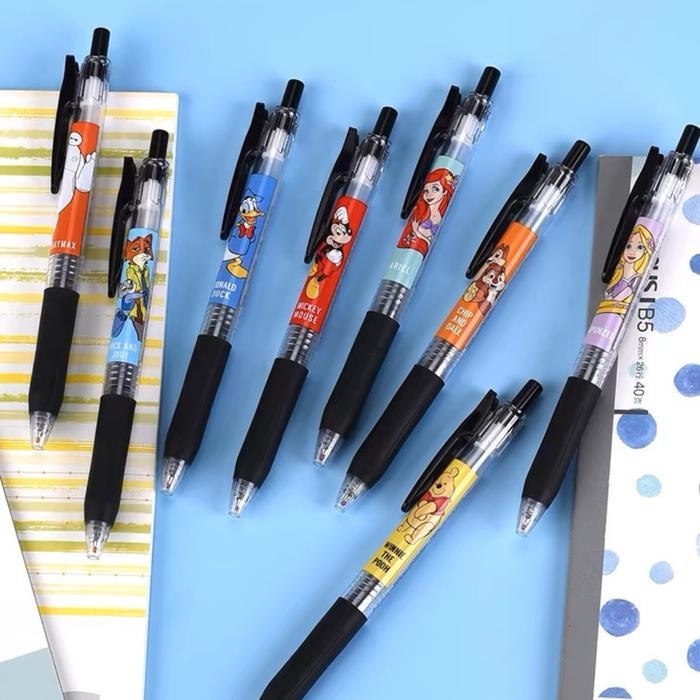 Zebra Sarasa Disney Characters Princess Ariel Rapunzel Gel Ink Pen 0.5Mm Pulpen Limited Edition