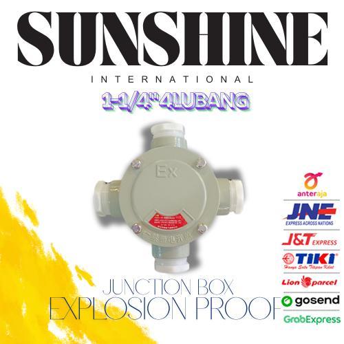 Junction Box Bulat Explosion Proof 1-1/4" - 4 Way