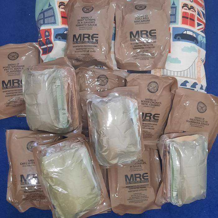 Premium Mre Usa Ransum Tentara Amerika (Tidak Komplit Dan Random) Baca Deskripsi Ya
