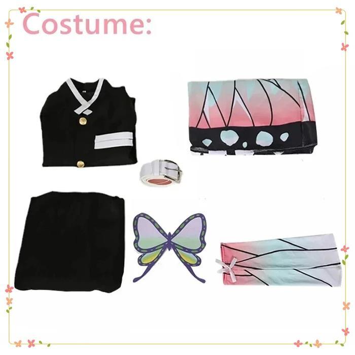 Kochou Shinobu Kostum Cosplayanimesetan Pembunuh Baju Pakaian Wikhalloweenkostum Pesta