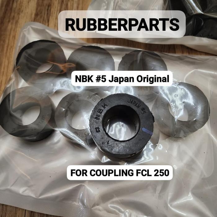 "New" RUBBER COUPLING NBK F5 /KARET KOPLING F5 NBK UNTUK COUPLING FCL 250