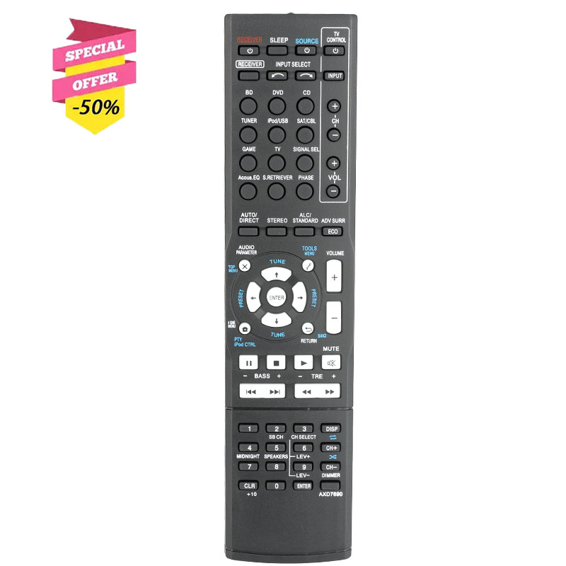 AXD7690 Remote Control For Pioneer AV Receiver VSX-423 VSX-523 VSX-524 VSX-5231 VSX-322-K VSX-323-K