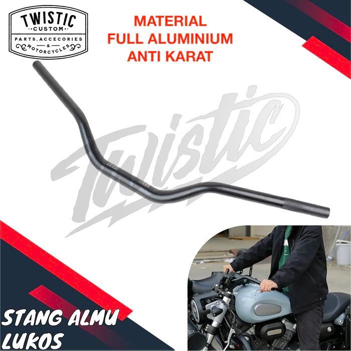Stang Stir Setang Lukos Fatbar Motor Benelli PE 250 SM V16 Benda V252C V 252 V252 C 28mm Universal