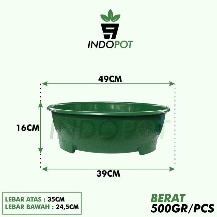 Pot Bonsai Oval 10 BJP Pot Bonsai Jumbo Pot Oval Tanaman Hias