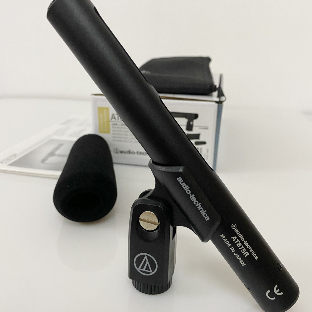 . Audio-Technica Recording Microphone At875R Shot Line+Gradient -