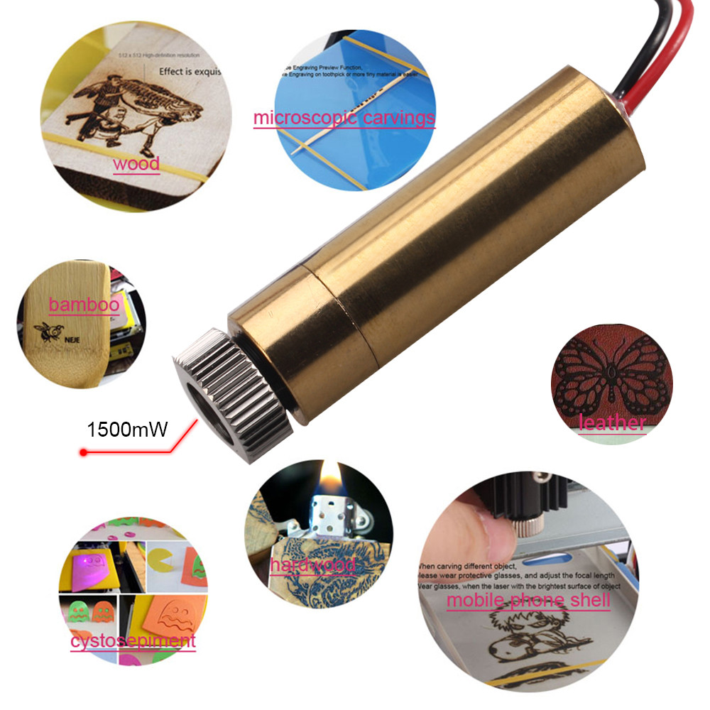 . Neje Cnc Laser Module 1500Mw/2000Mw/3000Mw 445Nm/405Nm Laser Head -