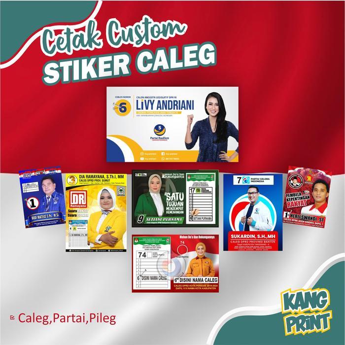 Cetak Stiker Caleg,Stiker Partai