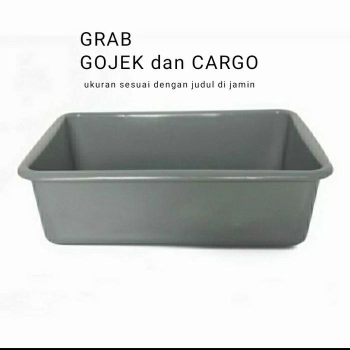 baskom persegi panjang/bak tahu 60 cm