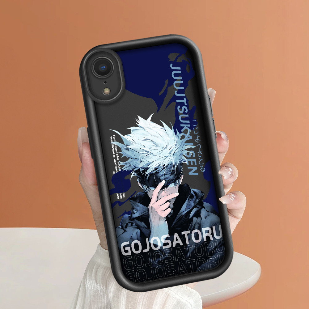 Softcase Phone Case For Compitable With iPhone XR Fashion Kartun Pria Keren Dan Trendi Motif Soft Ca