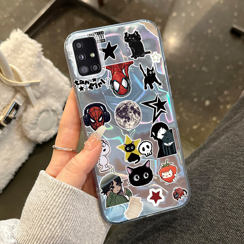 Casing Hp Samsung Galaxy A51 M40s Case Casing HP Softcase ponsel silikon tahan jatuh transparan riak