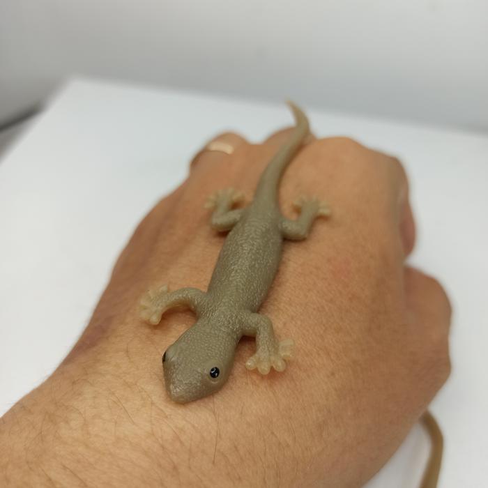 mainan cicak karet panjang